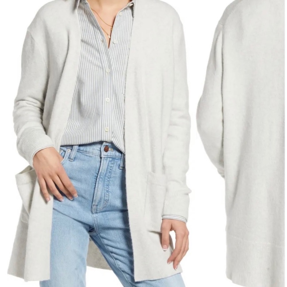 Madewell Kent Cardigan Sweater in Coziest Yarn